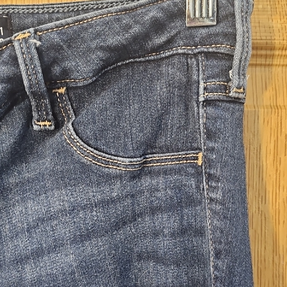 Hollister Dark Blue Distressed Skinny Jeans - Picture 5 of 10